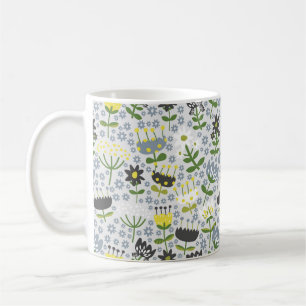 flowers coffee mug