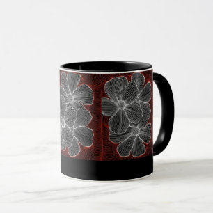 flowers coffee mug