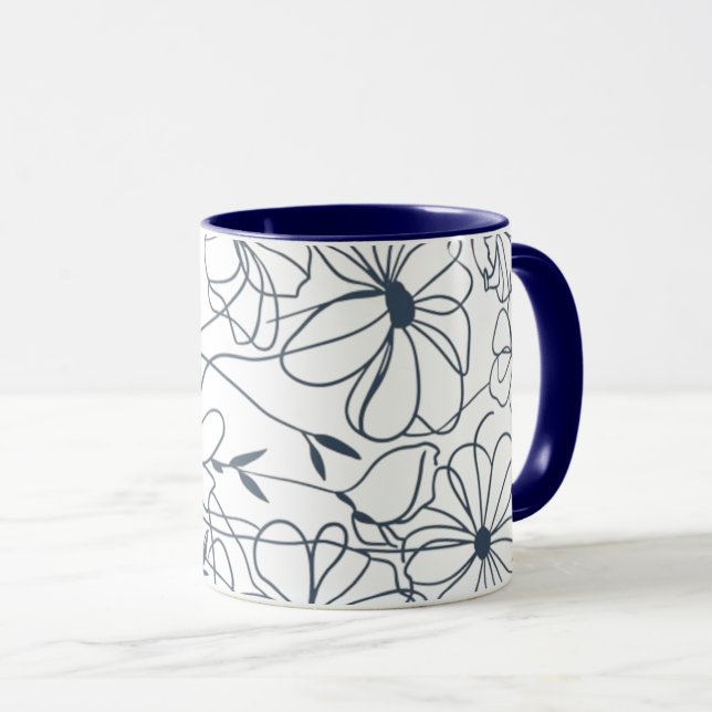 flowers coffee mug (Devant droit)