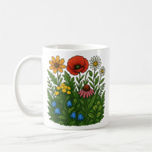 Flowers coffee mug