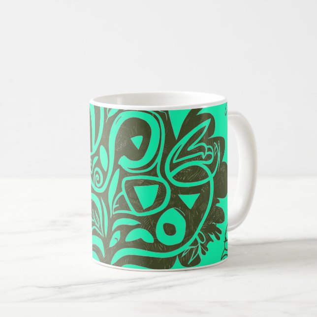 flowers coffee mug (Front Right)