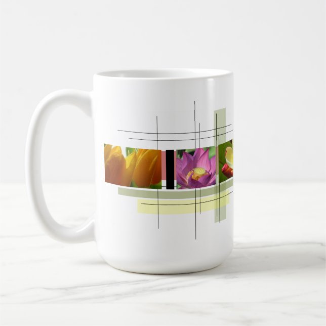flowers coffee mug (Left)