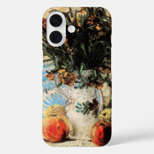 Flowers, Coffeepot and Fruit by Vincent van Gogh iPhone 16 Case