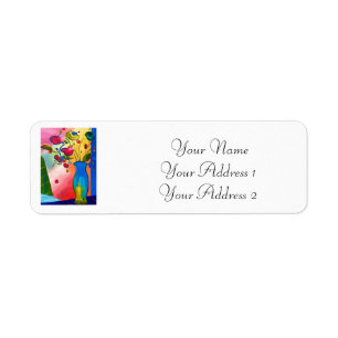 Flowers Custom Address Labels