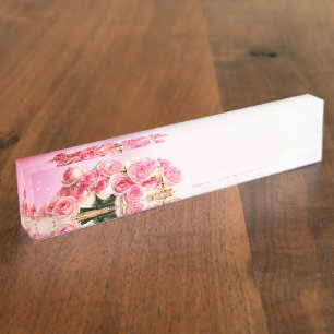 Flowers Custom Desk Destiny Destiny'S Namep Desk N Nameplate