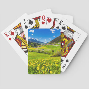 Flowers   Dandelion Canton of Grisons, Switzerland Playing Cards
