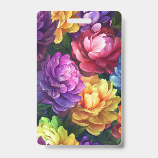 Flowers Design Badge