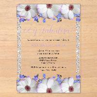 Flowers & Diamonds 40th Birthday Spanish