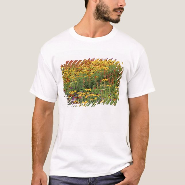Flowers Display at International Peace Gardens T-Shirt (Front)