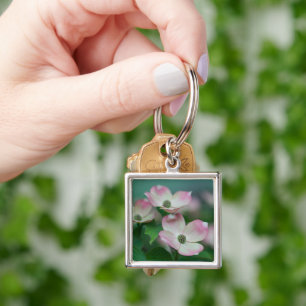 Flowers   Dogwood Blossoms Keychain