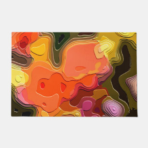 FLOWERS  DOORMAT