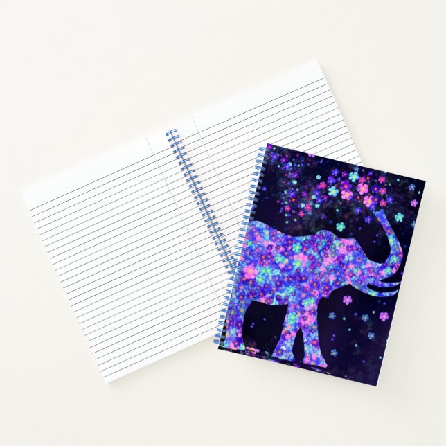 Flowers Elephant Notebook - Spring Joy (Inside)
