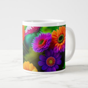Flowers Everywhere Large Coffee Mug