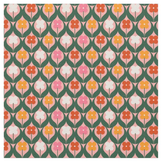 Flowers Fabric (Close Up)