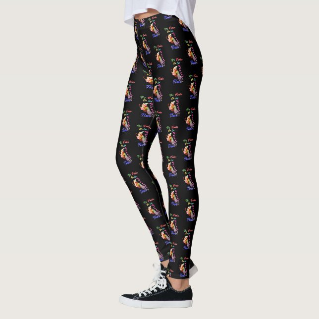 Flowers Festival July Colombia Feria De Las Flores Leggings (Left)
