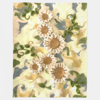 Flowers Fleece Blanket