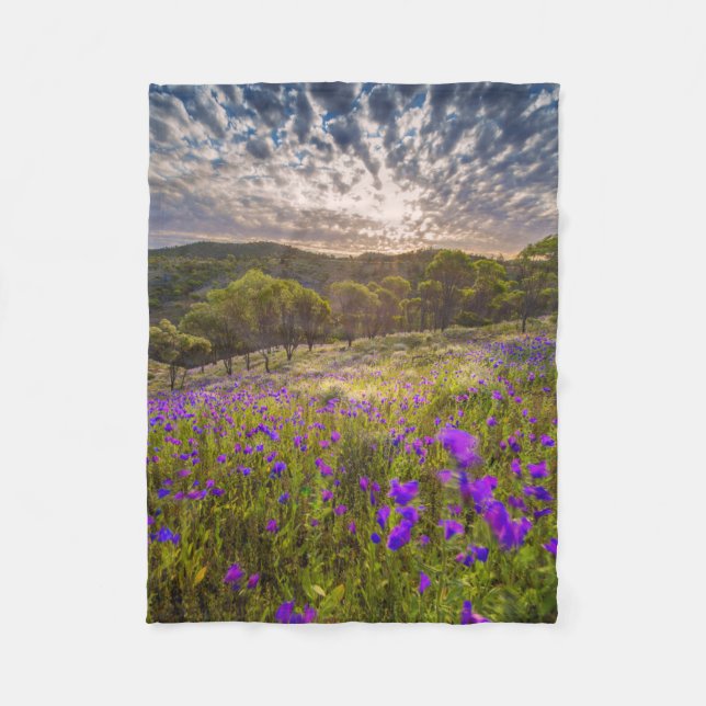 Flowers | Flinders Ranges Australia Fleece Blanket (Front)