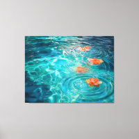 Flowers Floating on Water