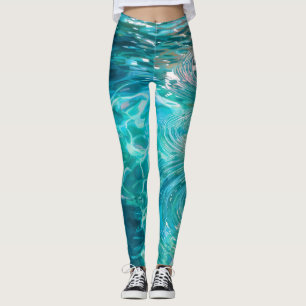 Flowers Floating on Water Leggings