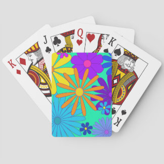 Flowers Floral Colourful Deck of Playing Cards