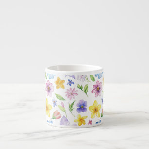Flowers Floral Pattern Sublimation-95651 Espresso Cup