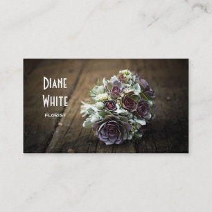 Flowers, Floral Shop, Florist Business Card