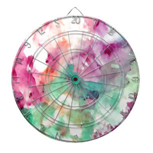 Flowers Floral Watercolor Pretty Mom Gifts Dartboard