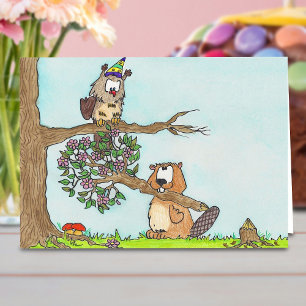 FLOWERS FOR BIRTHDAY greeting card by Nicole Janes