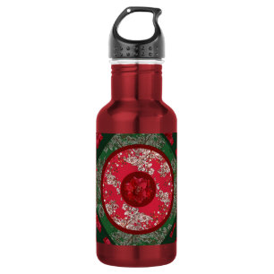 Flowers for Christmas 532 Ml Water Bottle