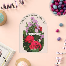 Flowers for You - Celebration Card