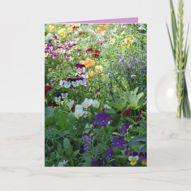 Flowers for your Birthday Card (Front)