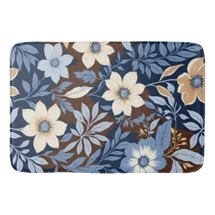 Flowers For Your Blues Bath Mat