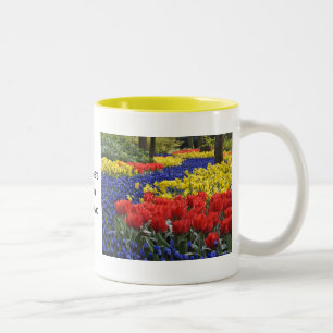 Flowers from Holland, Keukenhof Two-Tone Coffee Mug