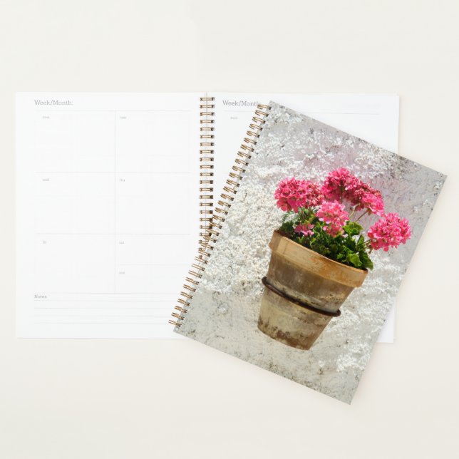 Flowers | Geranium In Flower in Pot Planner (Display)