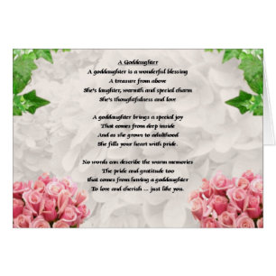 Flowers Goddaughter poem
