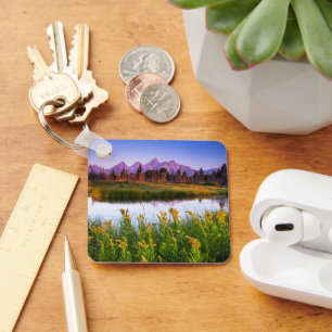 Flowers Grand Teton National Park, Wyoming Keychain
