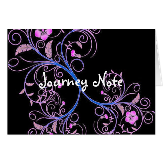 Flowers Grow Journey Note (Front Horizontal)