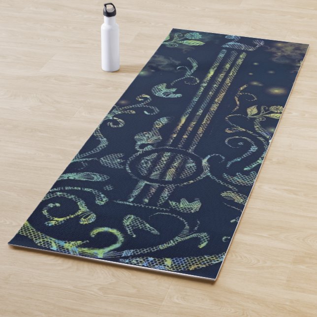 Flowers Guitar Yoga Mat Relax Sound (In Situ)