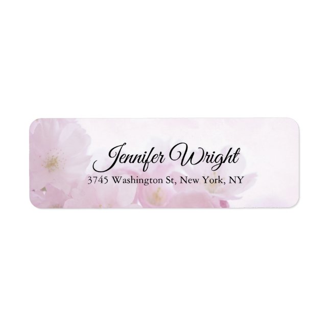 Flowers Handwriting Elegant Classical Plain (Front)