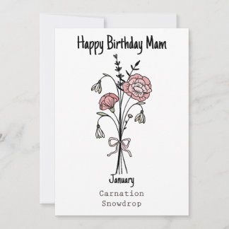Flowers Happy Birthday Card