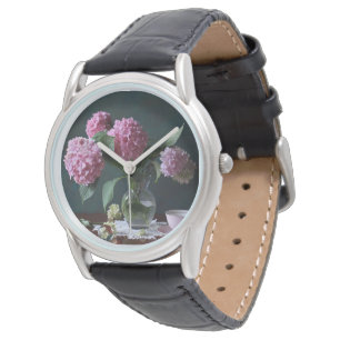 Flowers   Hydrangeas in Vase Watch