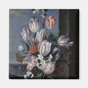 Flowers in a Crystal Vase, 1652 Magnet