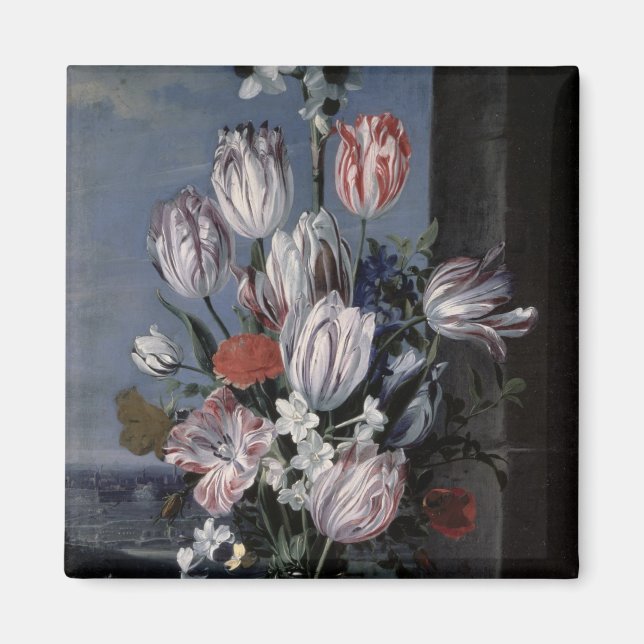 Flowers in a Crystal Vase, 1652 Magnet (Front)
