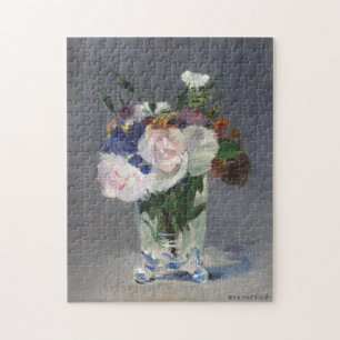 Flowers in a Crystal Vase Édouard Manet Jigsaw Puzzle