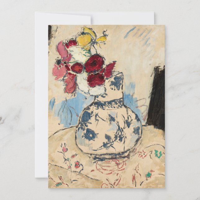 Flowers in a Flower Vase | Tadeusz Makowski (Front)