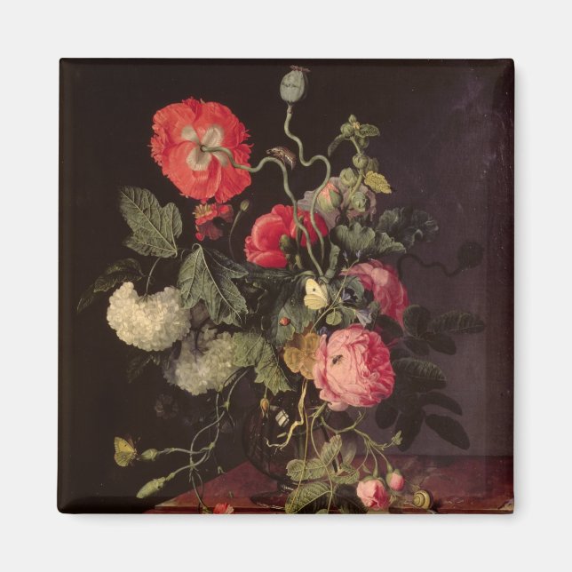 Flowers in a Glass Vase, 1667 Magnet (Front)