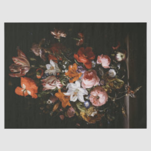 Flowers in a Glass Vase by Rachel Ruysch Tissue Paper