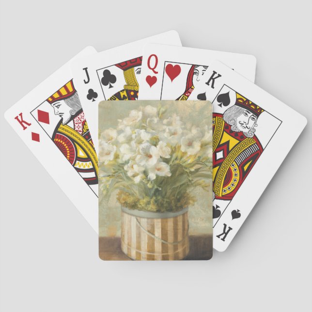 Flowers in a Hat Box Playing Cards (Back)