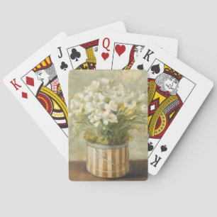 Flowers in a Hat Box Playing Cards