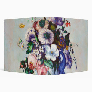 Flowers in a Rococo Vase, Paul Cezanne Binder